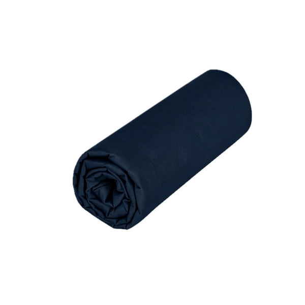 Uni Percale - Sábana Bajera - Percal de Algodón - Marino