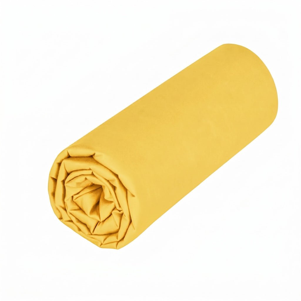 Uni Percale - Drap Housse - Safran
