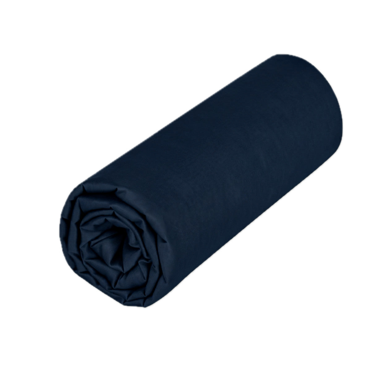 Uni Percale - Drap Housse Double - Marine