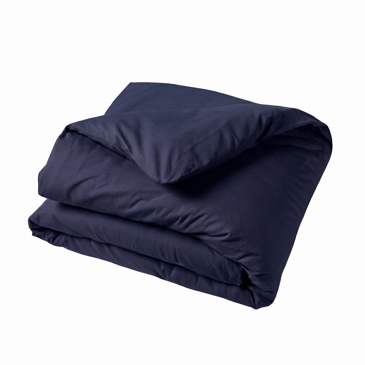 Uni Percale - Housse Couette - Marine