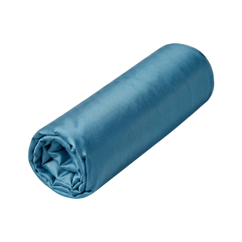 Douce Nuit - Drap Housse - Bleu Paon