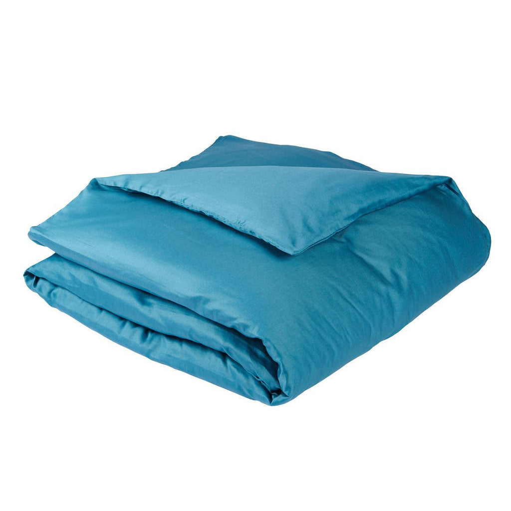 Douce Nuit - Housse Couette - Bleu Paon