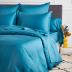 Douce Nuit - Taie Oreiller - Bleu Paon