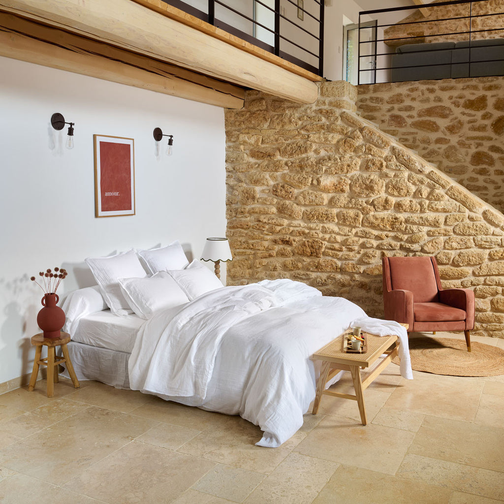Gaze De Coton - Taie Oreiller - Blanc