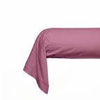 Uni Percale - Taie Traversin - Prune