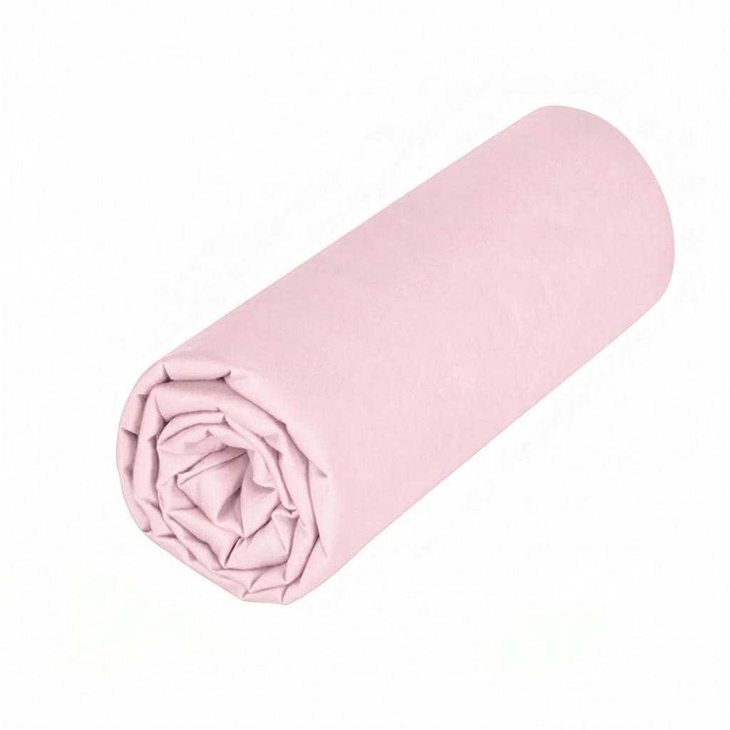 Uni Percale - Drap Housse - Rose Dragee