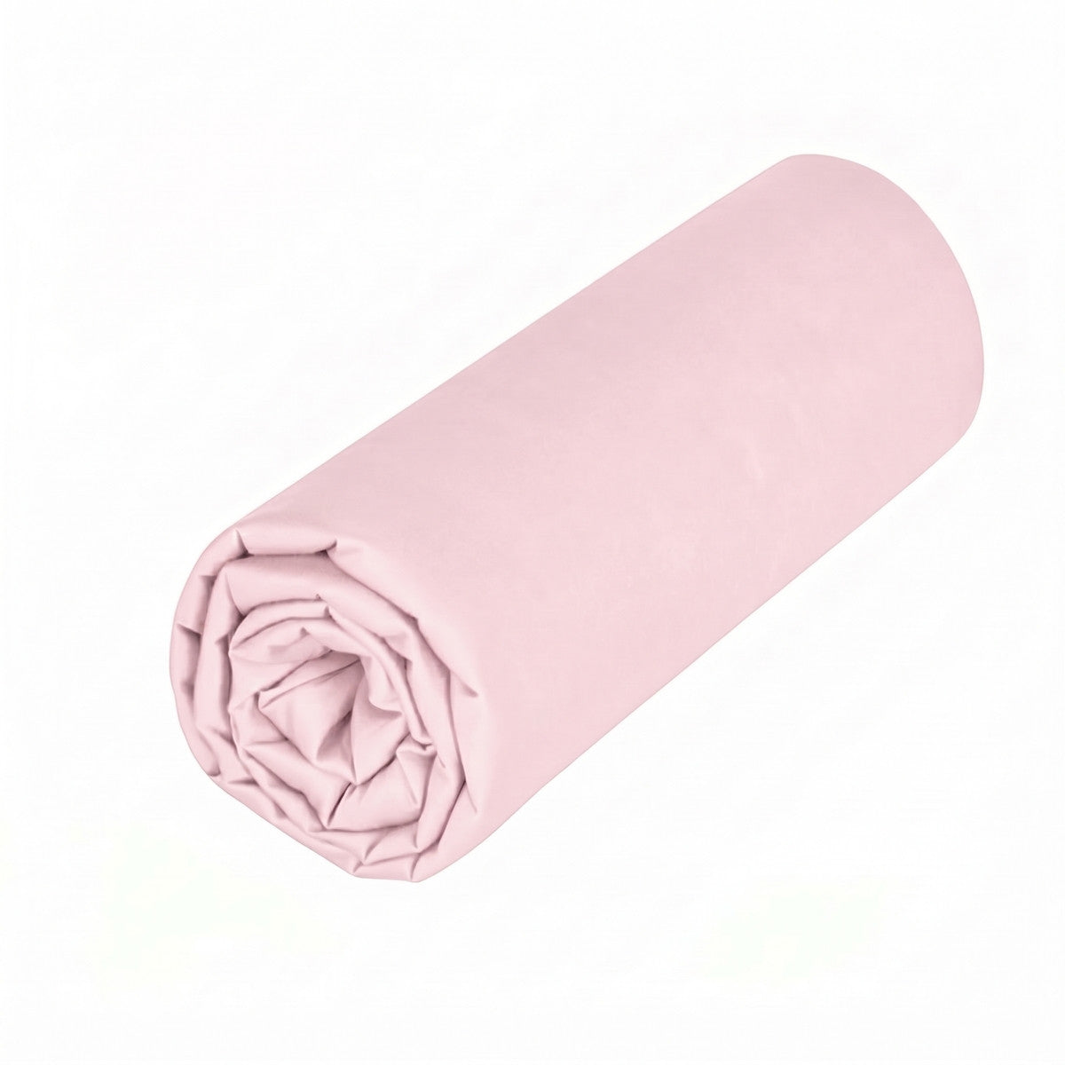 Uni Percale - Drap Housse - Rose Dragee