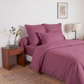 Uni Percale - Drap Housse - Prune