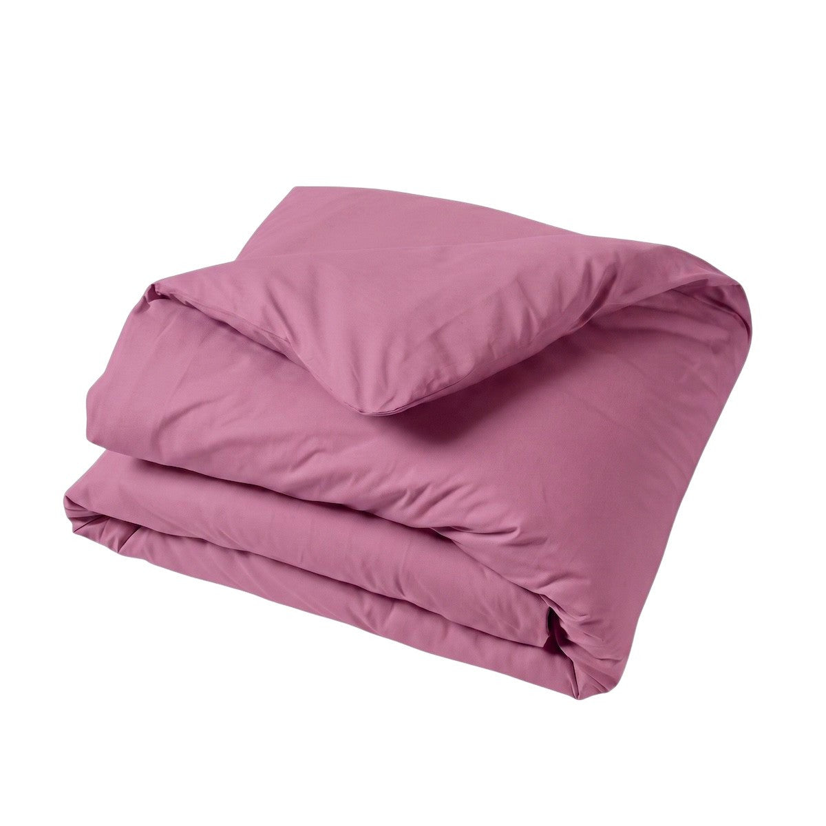 Uni Percale - Housse Couette - Prune