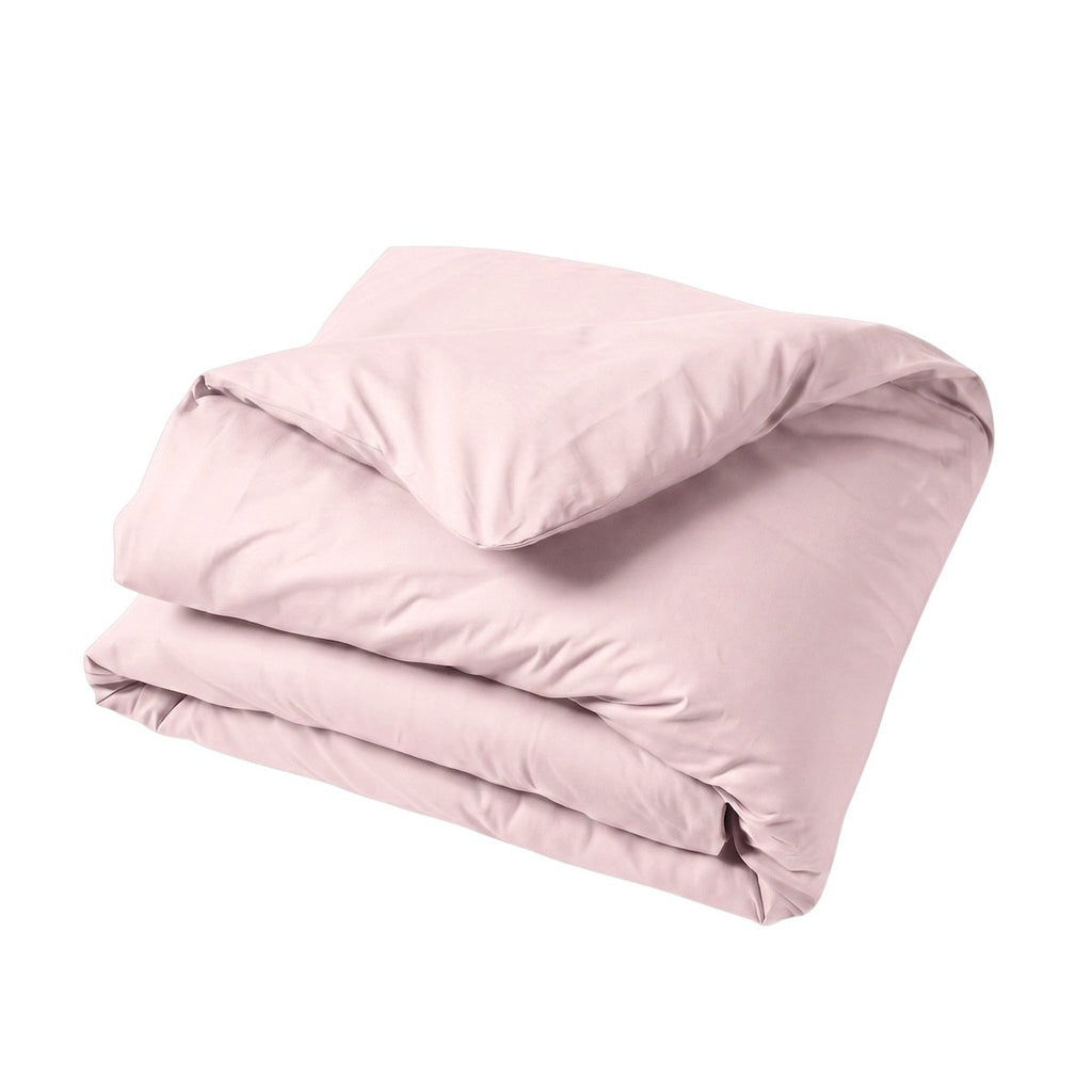 Uni Percale - Housse Couette - Rose Dragee