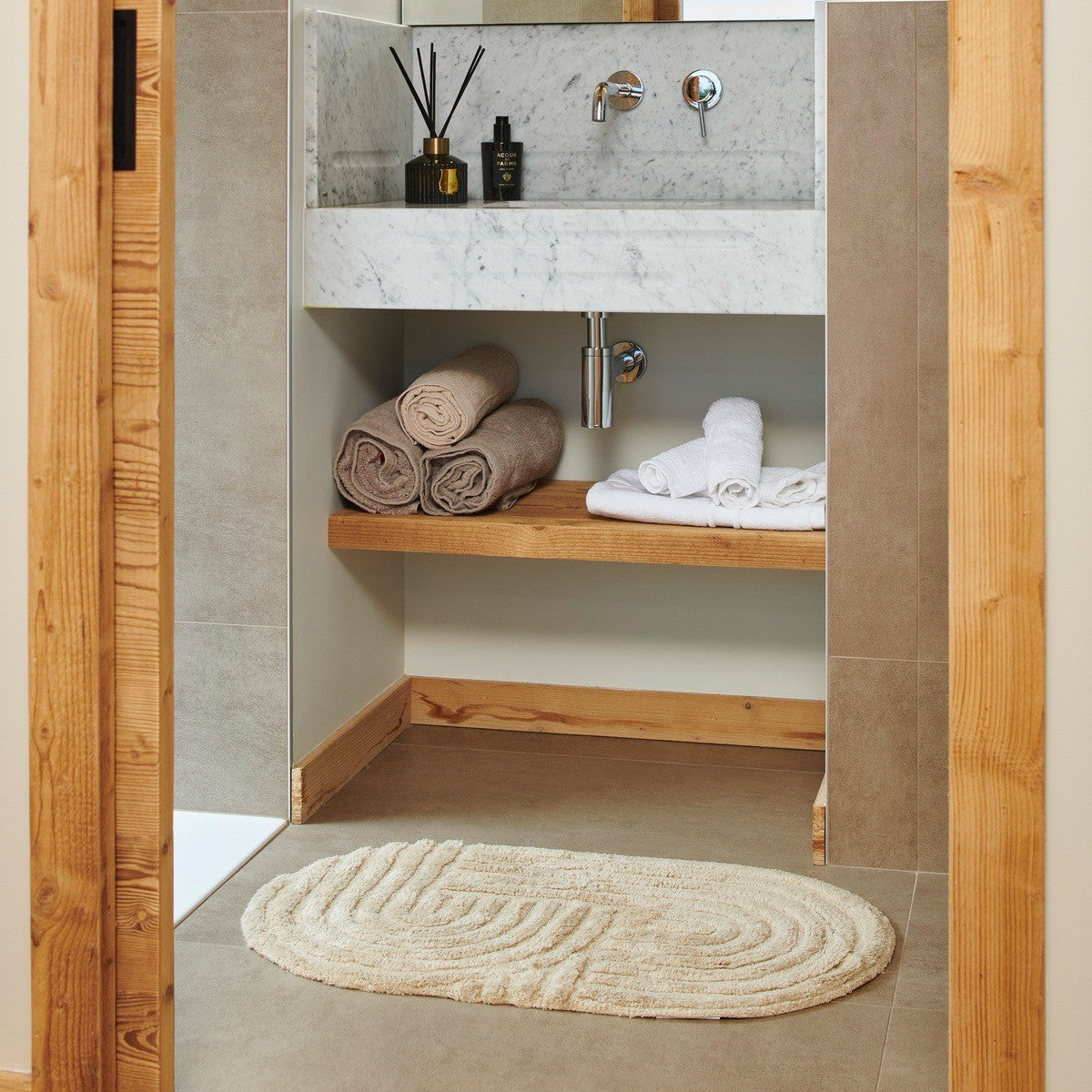 Sirocco - Tapis Bain - Taupe