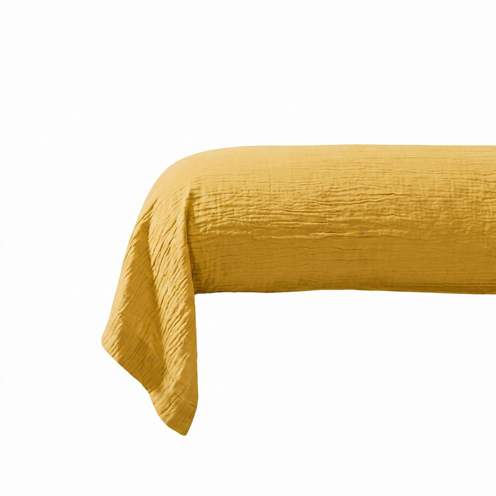 Gaze De Coton - Taie Traversin - Tournesol
