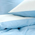 Unie Bdp Bicolore - Parure Hct - Bleu/Ivoire