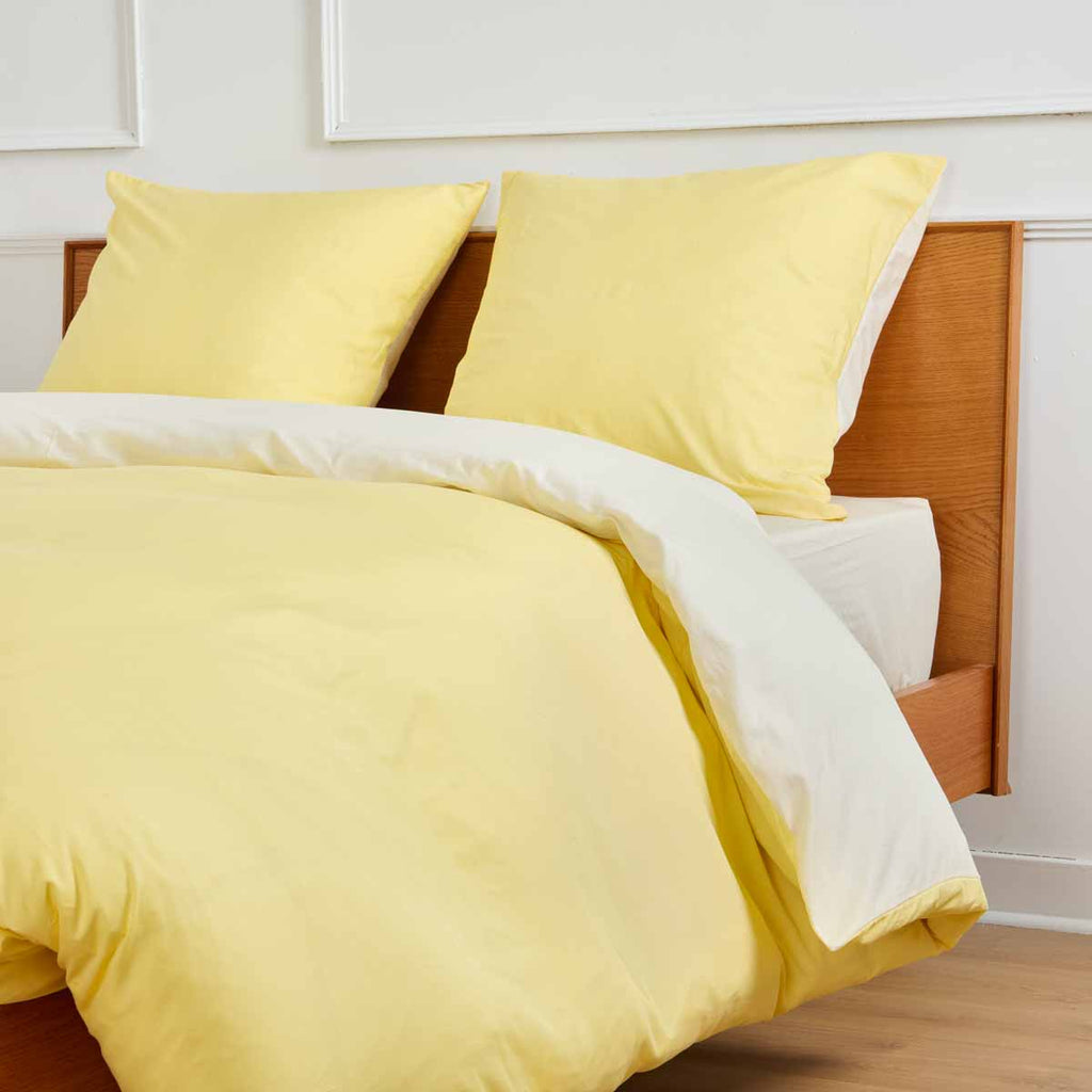 Unie Bdp Bicolore - Parure Hct - Jaune Pale/Ivoire