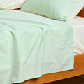 Unie Bdp Bicolore - Parure Drap - Sauge/Ivoire