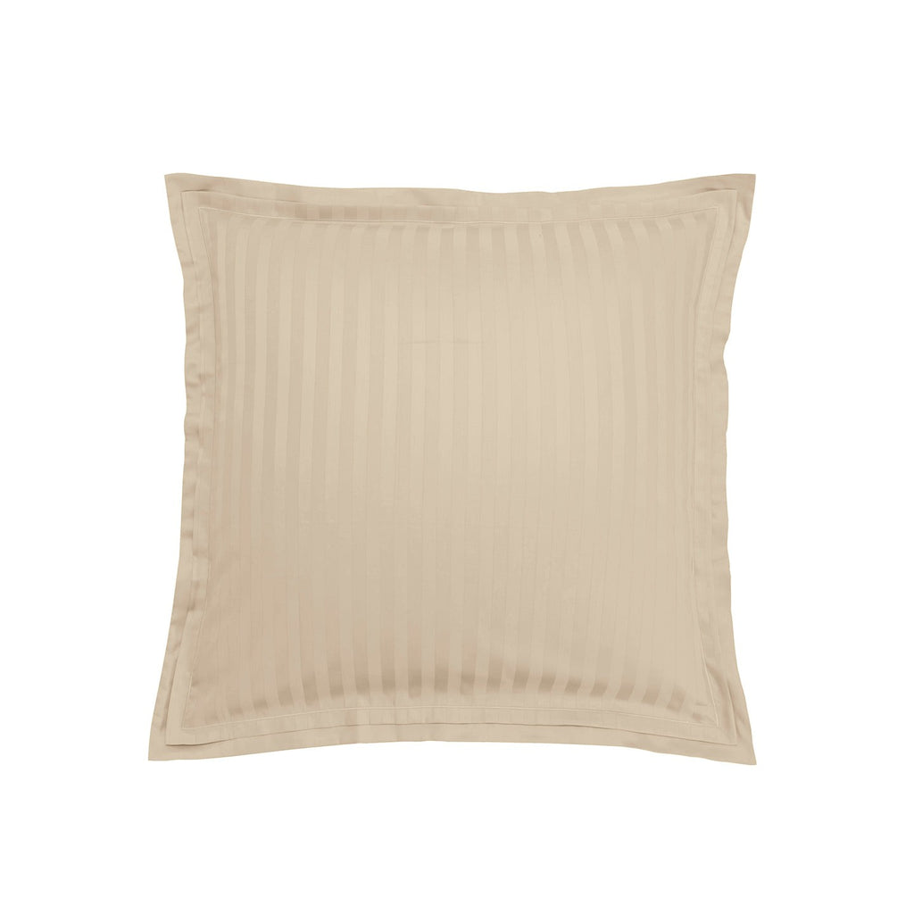 Satin Uni Jacquard - Pillowcase - Greige