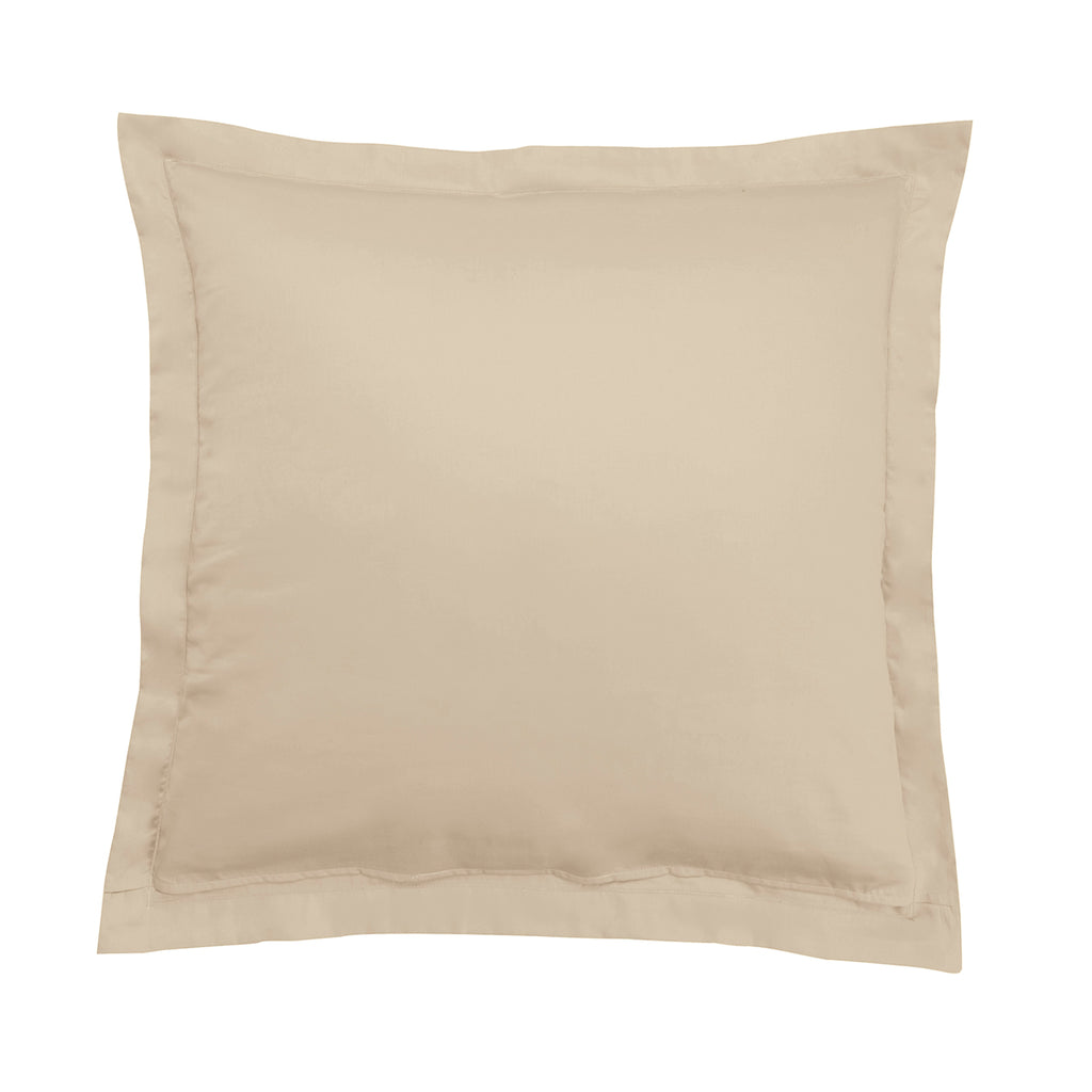 Satin Uni Jacquard - Pillowcase - Greige