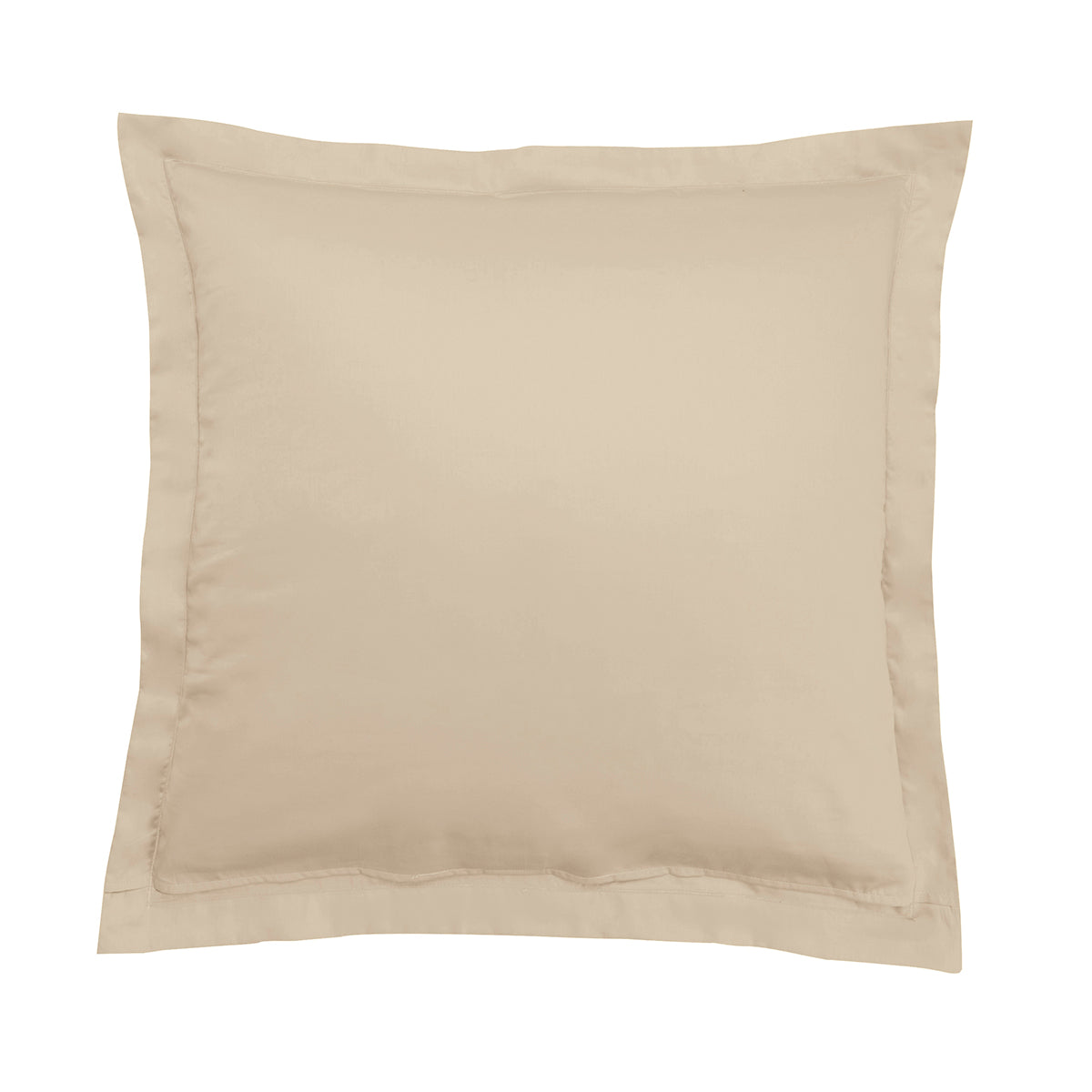 Satin Uni Jacquard - Pillowcase - Greige