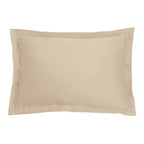 Satin Uni Jacquard - Pillowcase - Greige