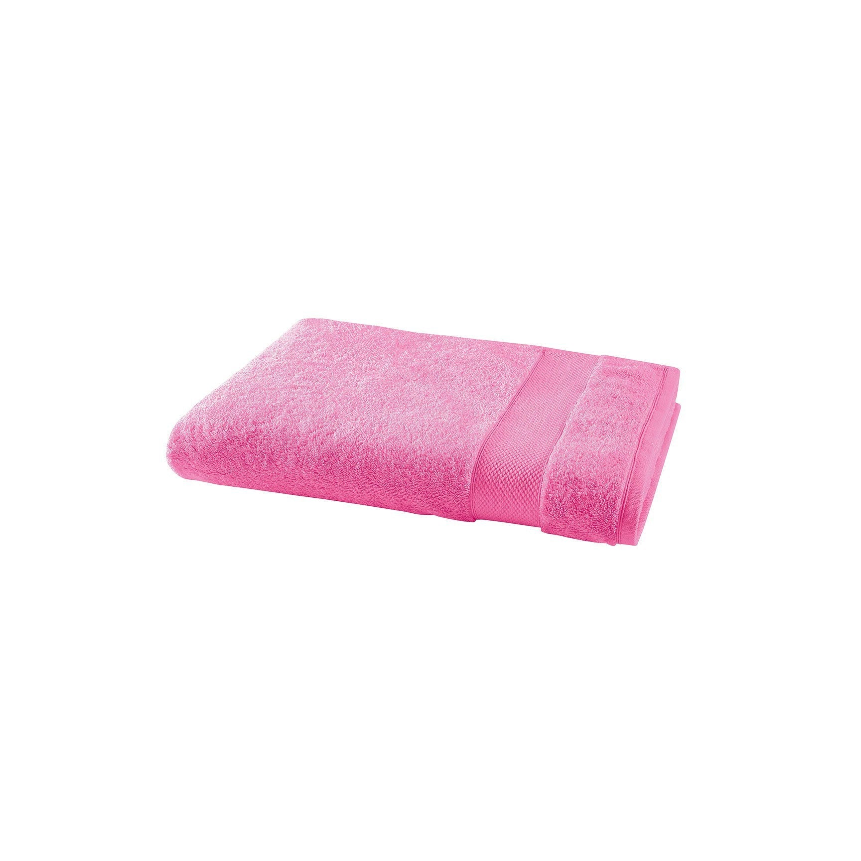 Plain Terry Towelling - Bath Towel - Candy Pink