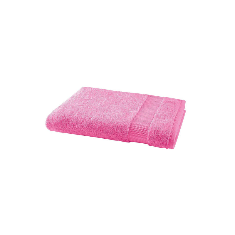 Drap De Douche - Éponge Unie - Rose Bonbon