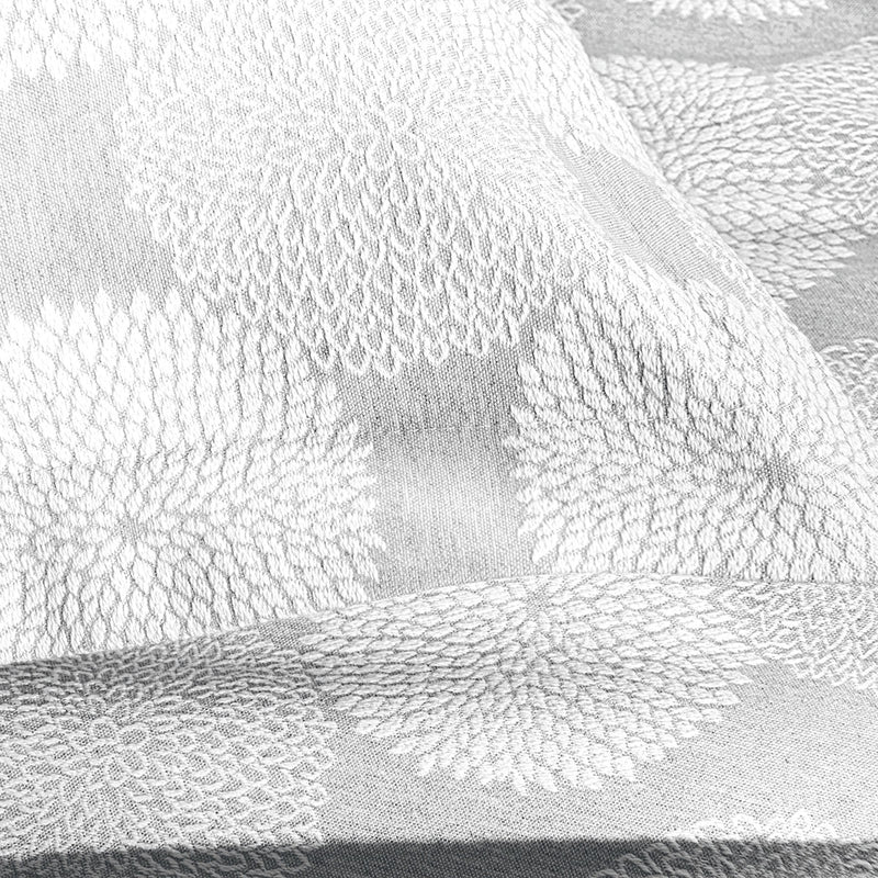 Dahlia - Taie D'Oreiller Déco - Gris