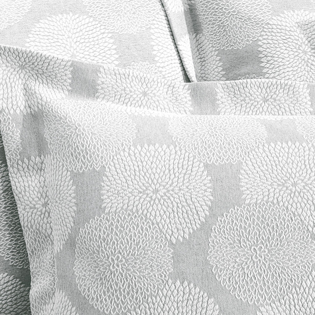 Dahlia - Decorative Pillowcase - Gray