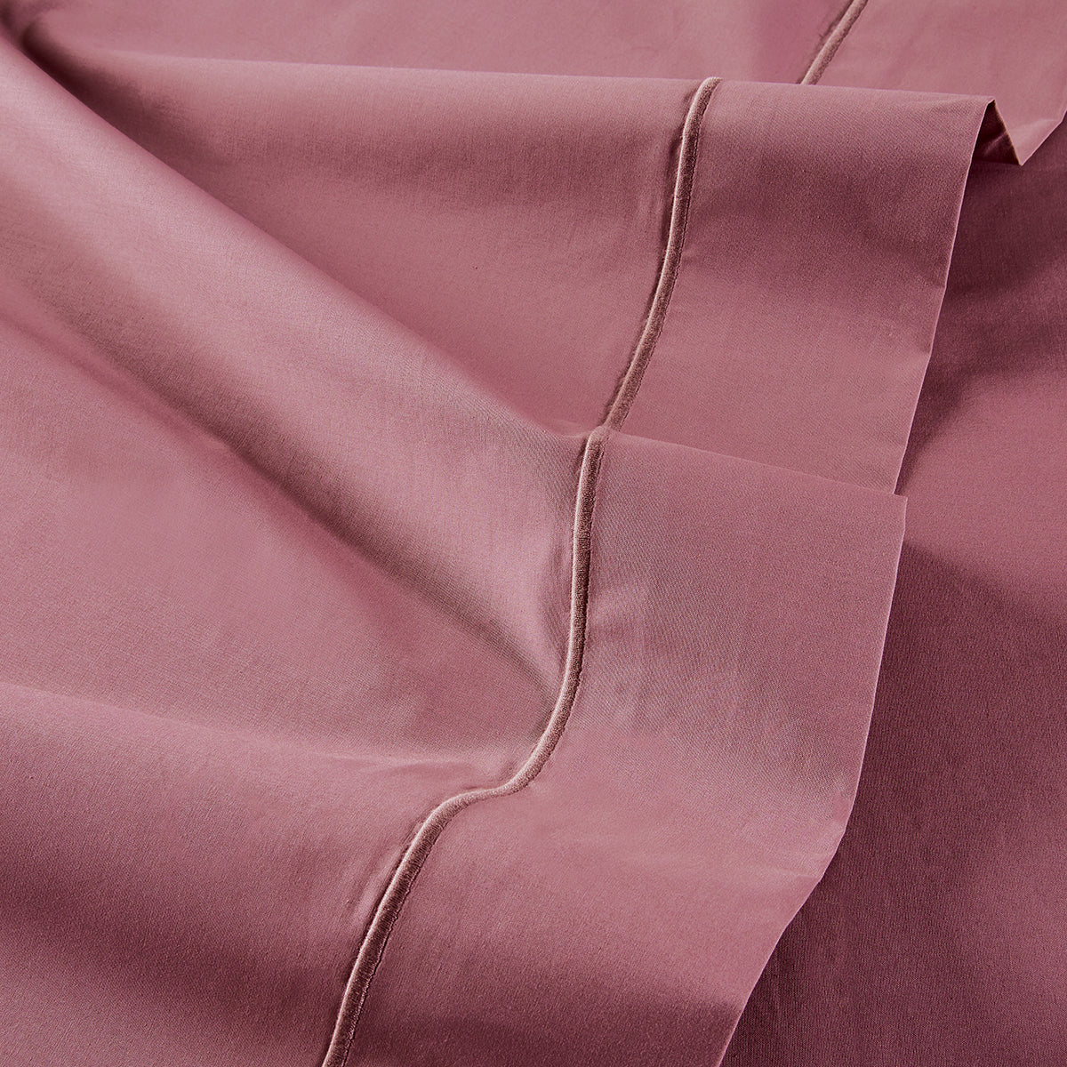Percal Liso - Sábana Encimera - Rosa Viejo