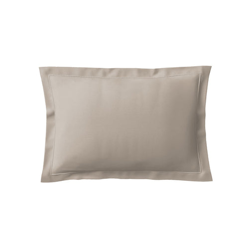 Taie D'Oreiller Unie - Percale Unie - Gris Taupe