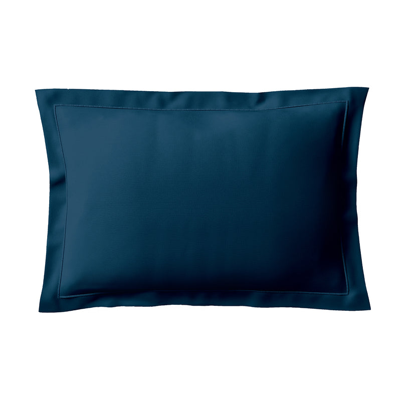 Taie D'Oreiller Unie - Percale Unie - Bleu Nuit