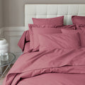 Percal liso - Funda de almohada - Rosa viejo