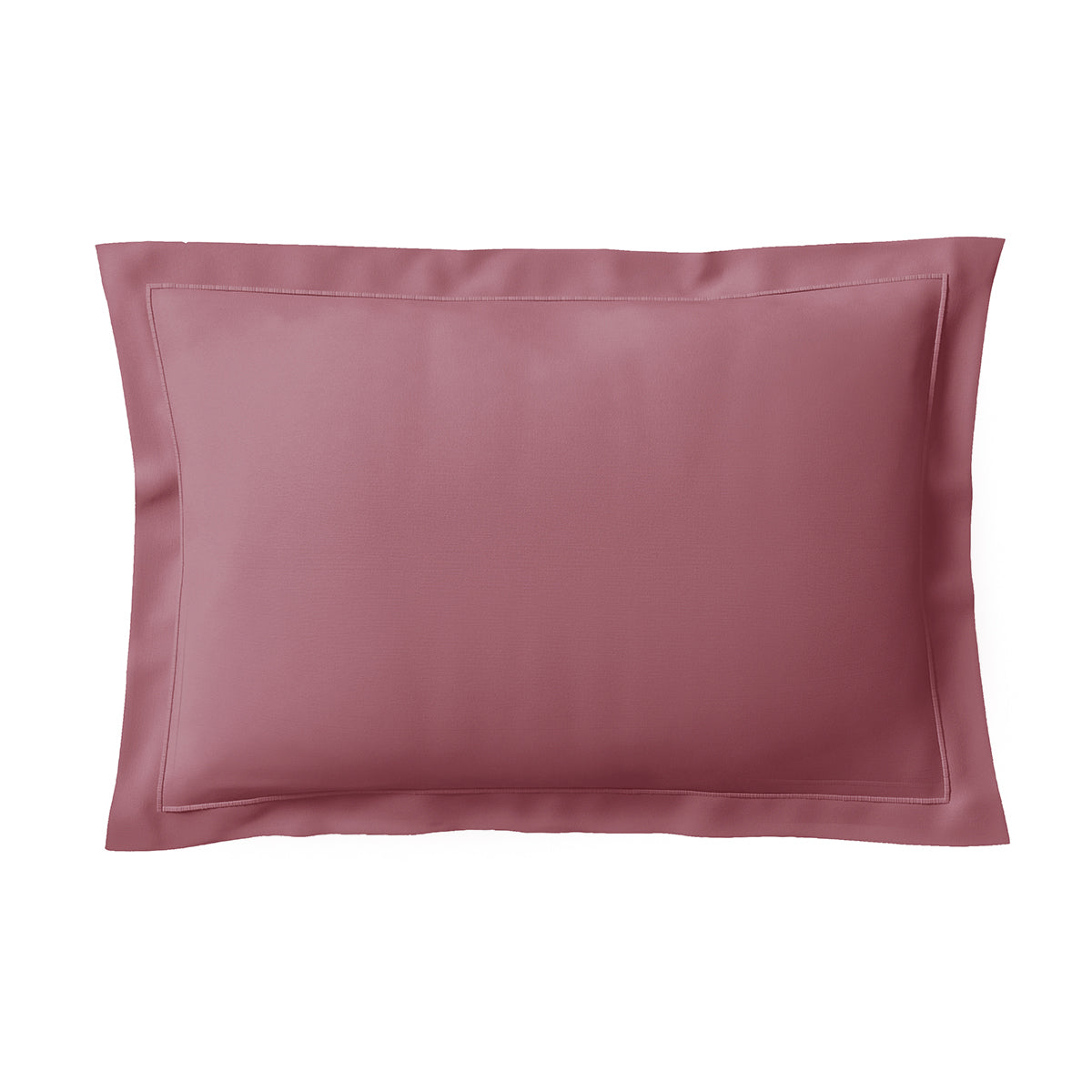 Percal liso - Funda de almohada - Rosa viejo