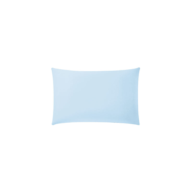 Percale Unie - Taie D'Oreiller Sans Volant - Bleu Ciel