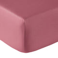 Plain Percale - Fitted Sheet - Old Pink