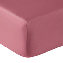 Percale Unie - Drap Housse - Vieux Rose