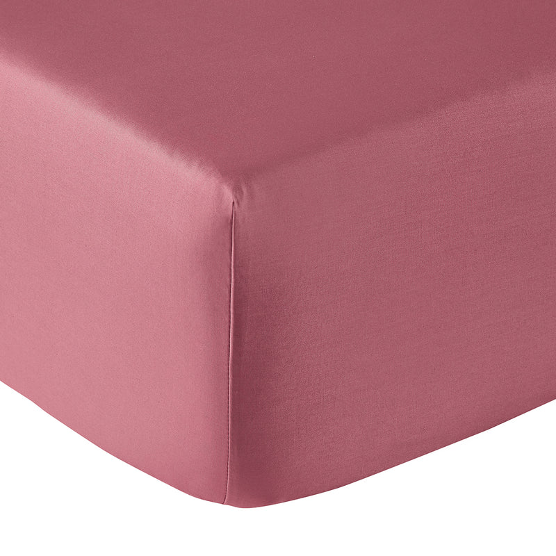 Percale Unie - Drap Housse - Vieux Rose