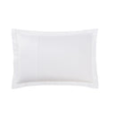 Taie D'Oreiller Unie - Bord De Mer - Blanc/Blanc