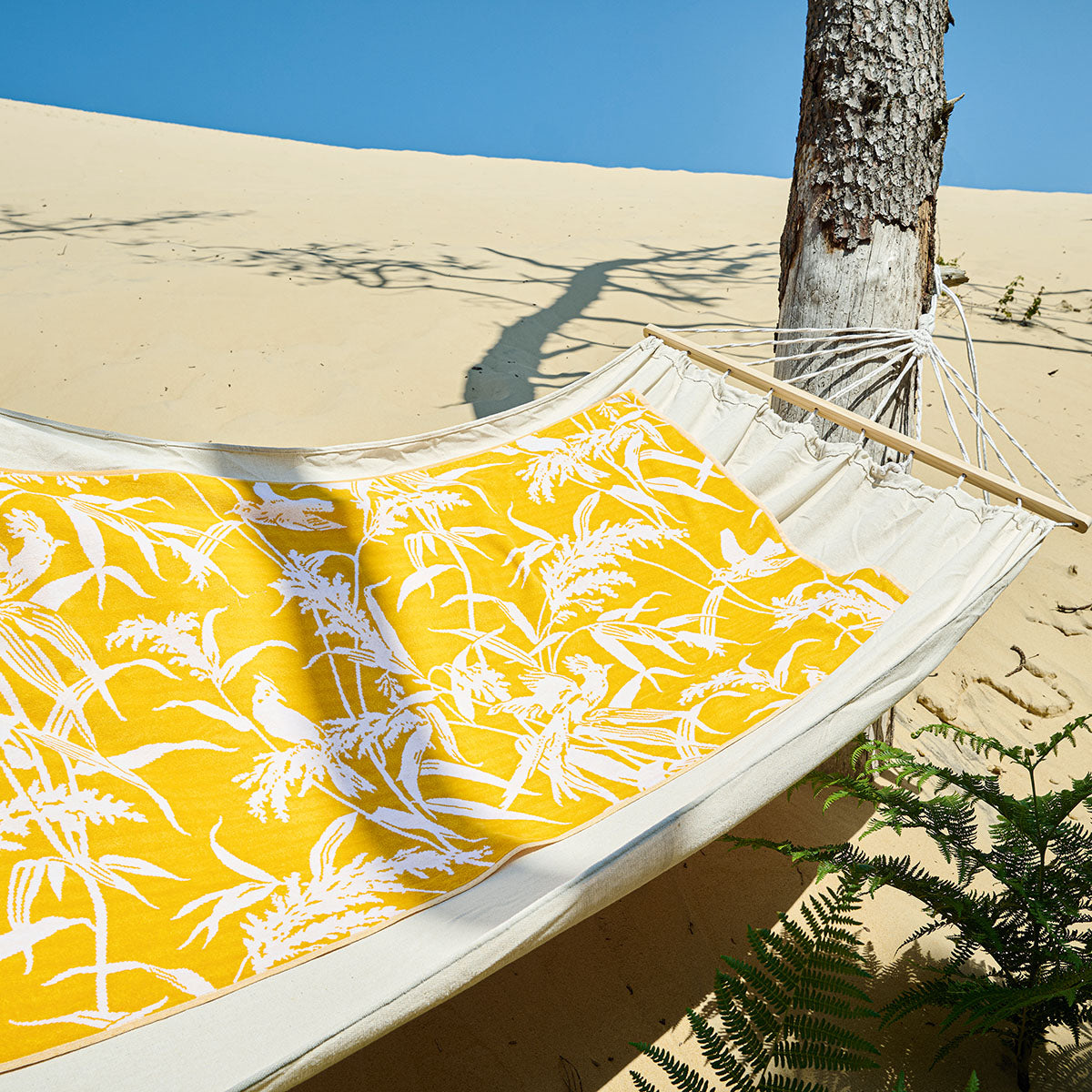 Print - Beach Towel/Pareo - Yellow