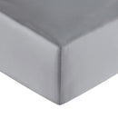 Satin Uni - Drap Housse - Gris