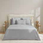 Plain Satin - Flat Sheet - Gray