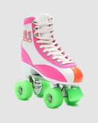 Brooke Booties - White Pink