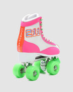 Brooke Booties - White Pink