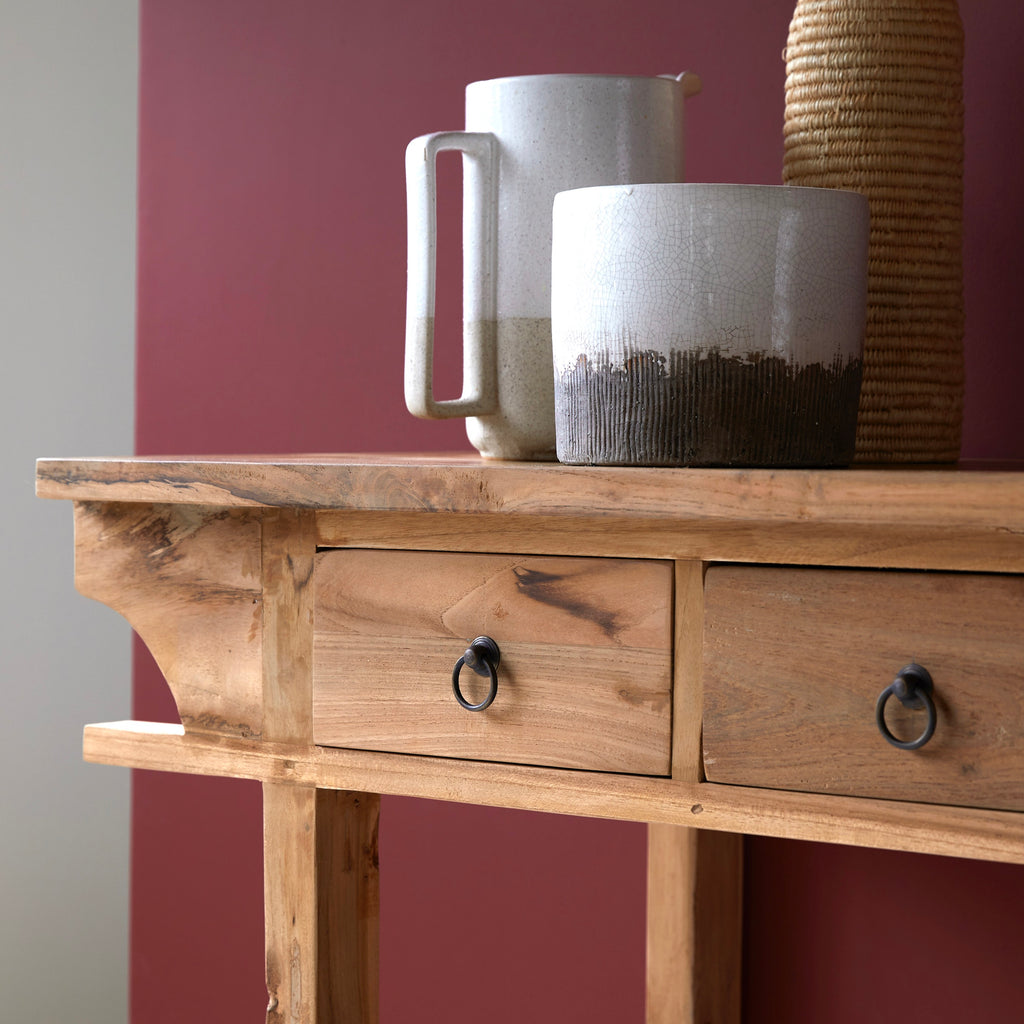 Junie - Console - Teck - Naturel