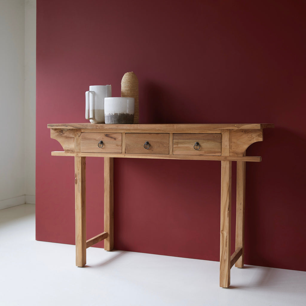 Junie - Console - Teck - Naturel