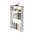 Carrello Portaoggetti Con Maniglia - Tower - Bianco