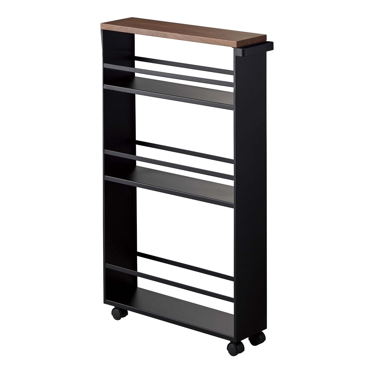 Carrello Portaoggetti con Maniglia - Tower - Nero