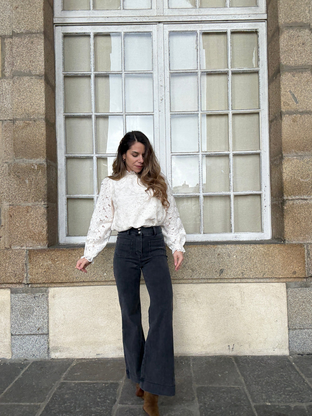 Elenette Anthracite Grey Jeans