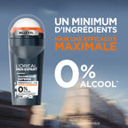 Lot De 6 - Men Expert Magnesium Defense Déodorant Bille 48H Hypoallergénique 0% Alcool 50Ml