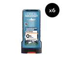 Lot De 6 - Men Expert Magnesium Defense Gel Douche Crème Peau Sensible 0% Alcool Enrichie En Magnésium 300Ml