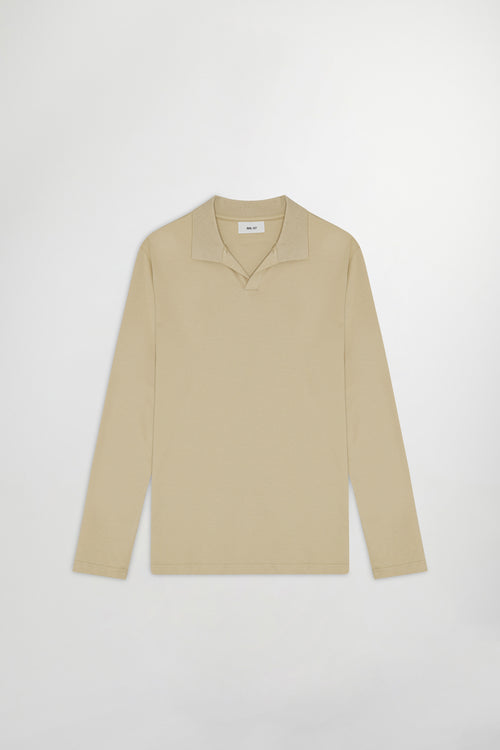 Jersey Paul Ls Polo 3525 - White Pepper